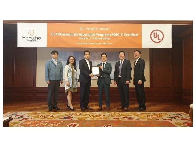 Hanwha Techwin, Wisenet7 ottiene la certificazione UL Cybersecurity Assurance Program 