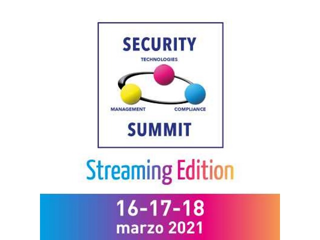 Security Summit, in marzo una streaming edition 