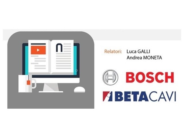 Bosch Security Systems & Beta Cavi, webinar su sistemi EVAC e progettazione elettroacustica 