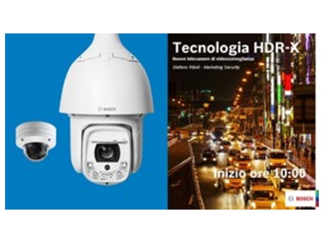 Bosch Security Systems, nuovo webinar di presentazione delle ultime novità per la sicurezza