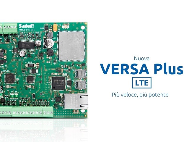Satel: VERSA Plus LTE, comunicazione 4G e integrazione completa
