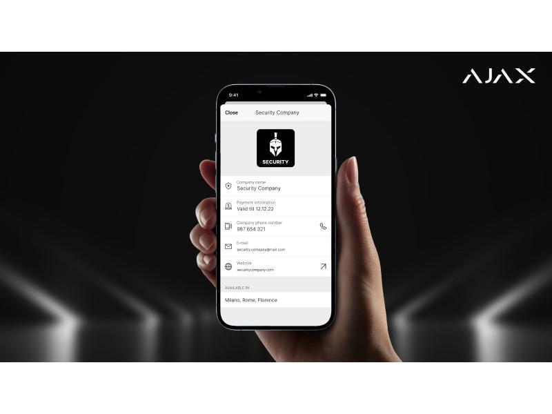 Ajax APP in co-branding, servizio migliore con l'Istituto Vigilanza sullo smartphone 