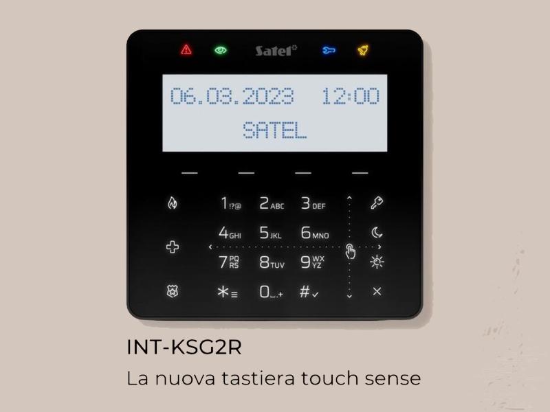 Satel, nuova touch sense INT-KSG2R