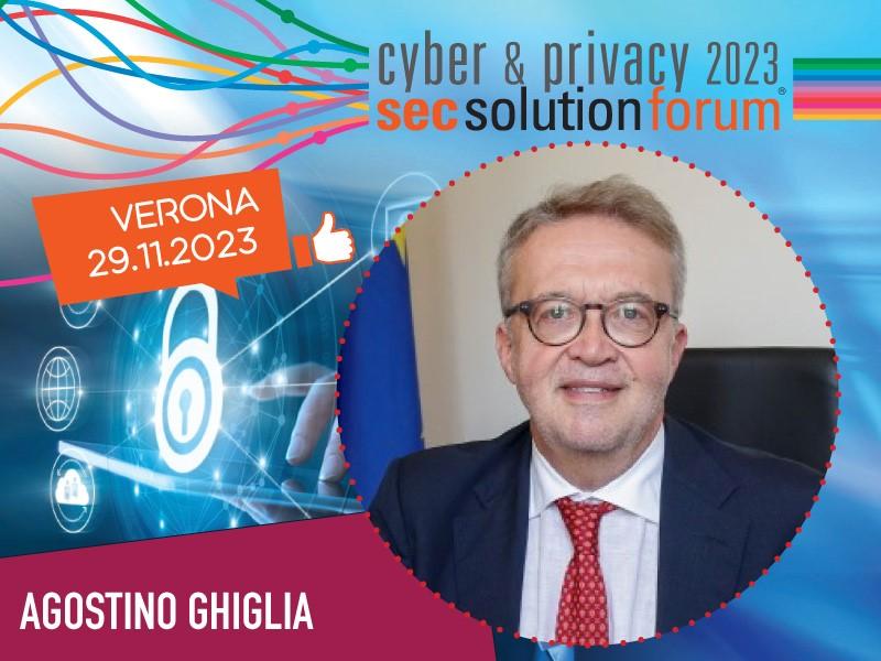 Al cyber & privacy forum interviene Ghiglia, Garante per la protezione dei dati
