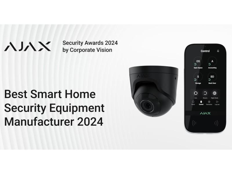 Ajax Systems vince il Security Awards 2024 per i dispositivi di sicurezza per la smart home