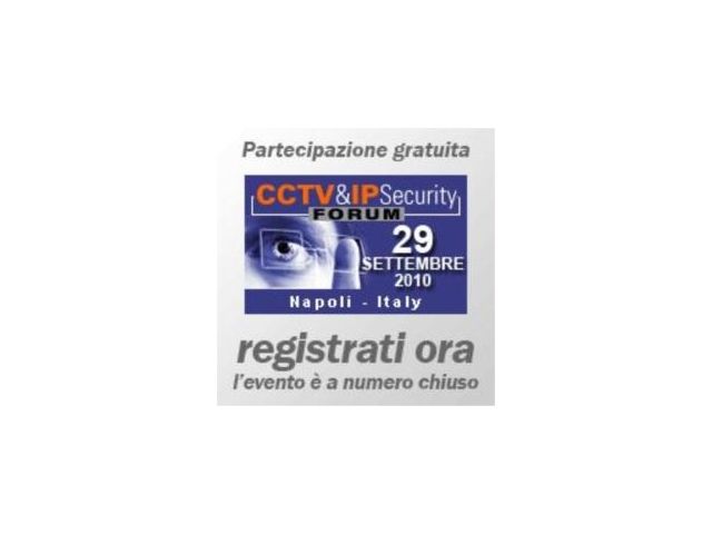 CCTV & IP Security Forum: il programma! 