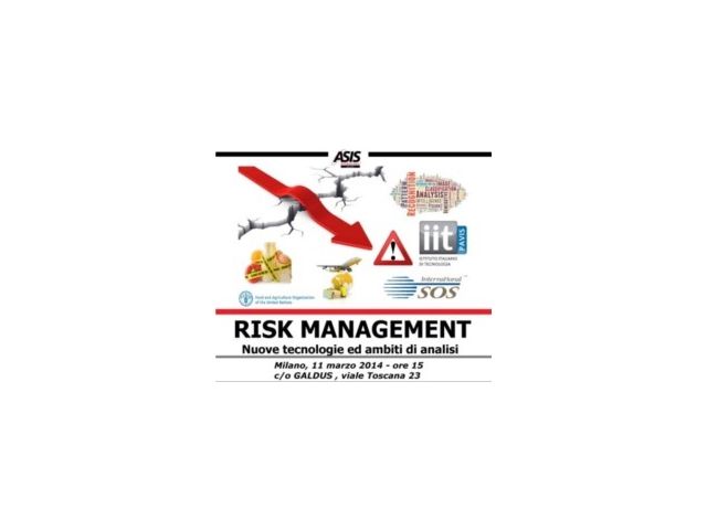 “Risk Management, nuove tecnologie ed ambiti di analisi”, un workshop di ASIS Italy