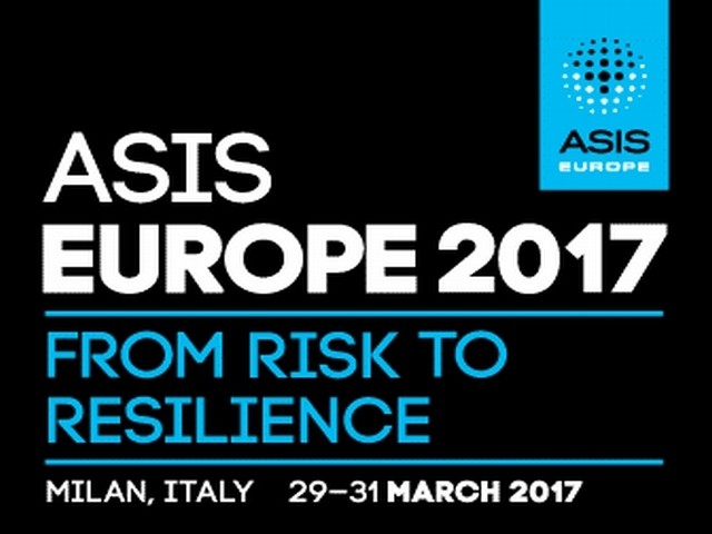 Temi e relatori eccellenti all’evento europeo di ASIS, a Milano 