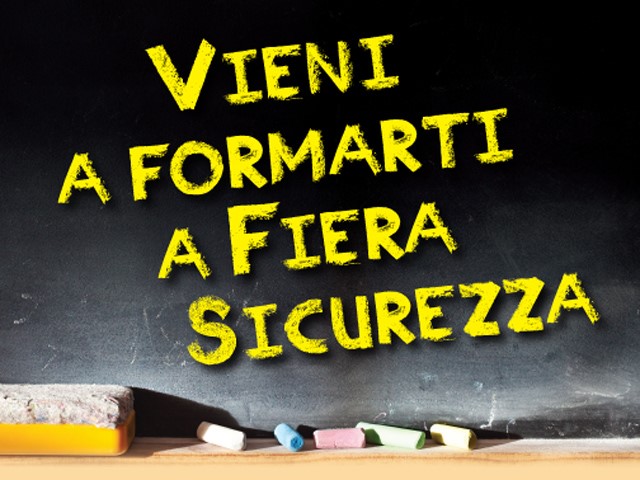 A SICUREZZA 2019, il meglio della formazione per i professionisti del settore