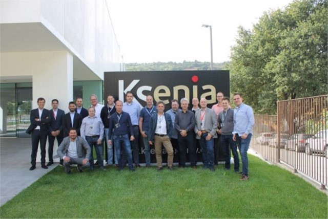 Ksenia Security, rappresentanti della Lobeco in visita all'azienda