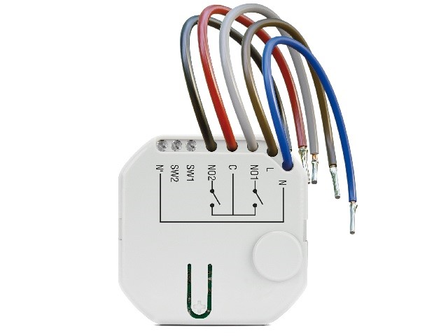 Satel Italia: controller wireless a doppio canale da incasso