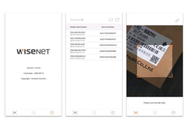 Hanhwa Techwin: App Wisenet QR Scanner, una novità per i System Integrator 