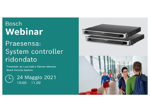 Bosch Security Systems: Praesensa, System controller ridondato 