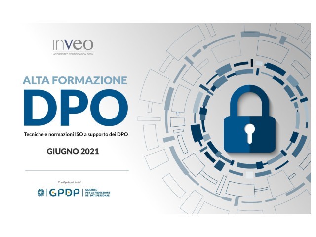Alta Formazione DPO, al via il corso specialistico 
