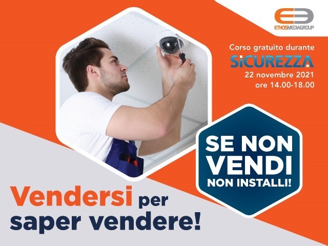 Vendersi per saper vendere! Lezione spettacolo a SICUREZZA 2021 con Spark