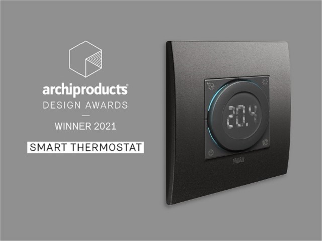 Vimar: il termostato smart a rotella si aggiudica l’Archiproducts Design Awards 2021