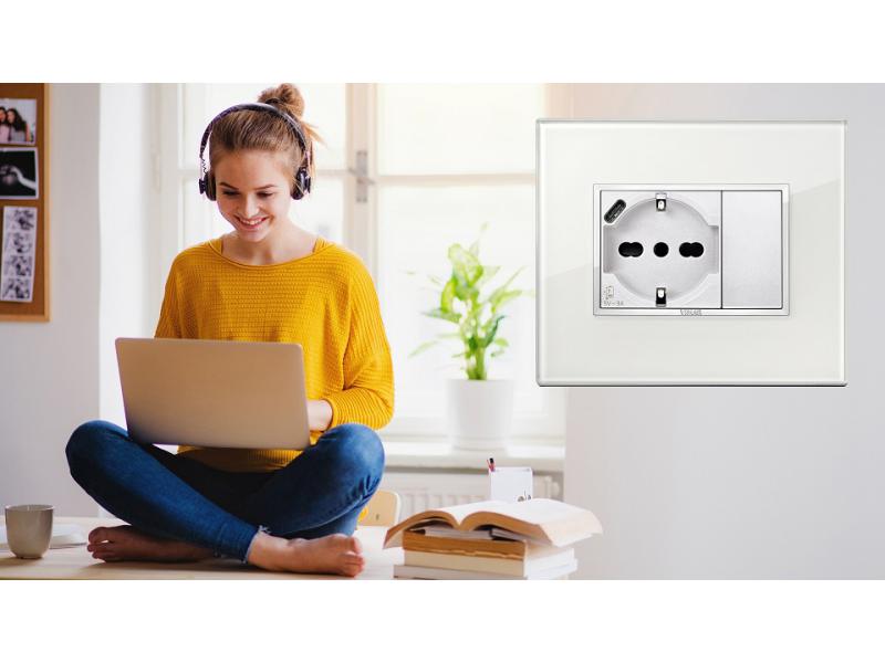 Vimar, prese USB compatte e ad alta potenza 