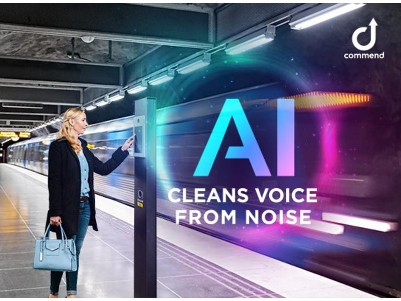 Commend: l'intelligenza artificiale pulisce la voce dal rumore