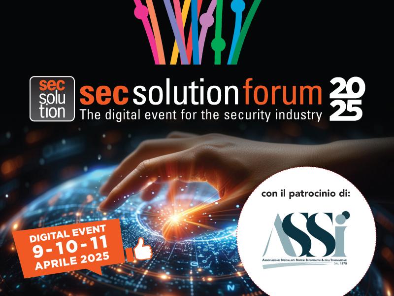 Assi affianca secsolutionforum come patrocinatore dell’edizione 2025 