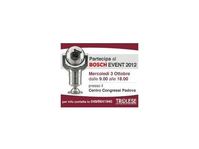Bosch e Trolese presentano il  Bosch Event 2012