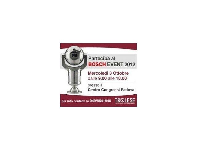 Bosch e Trolese presentano il Bosch Event 2012