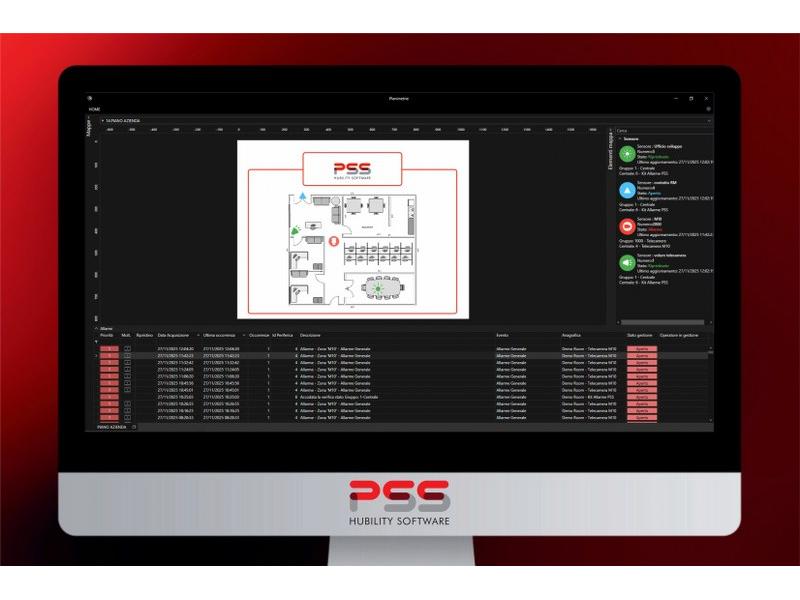 Point Security Software:  modulo per planimetrie