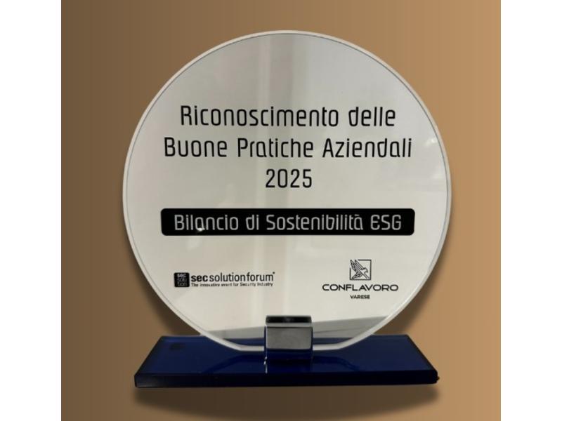 Security Trust premiata per il Bilancio di Sostenibilità ESG
