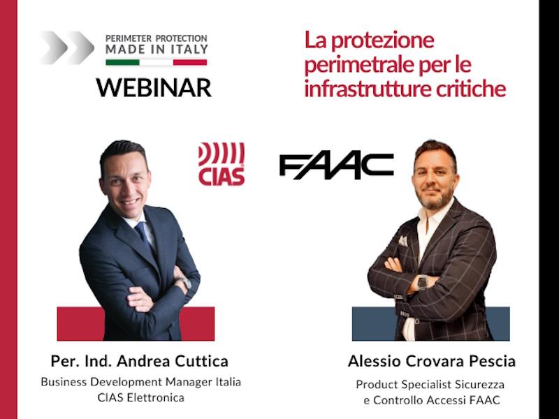 Protezione perimetrale: CIAS e FAAC organizzano un webinar per i professionisti della security