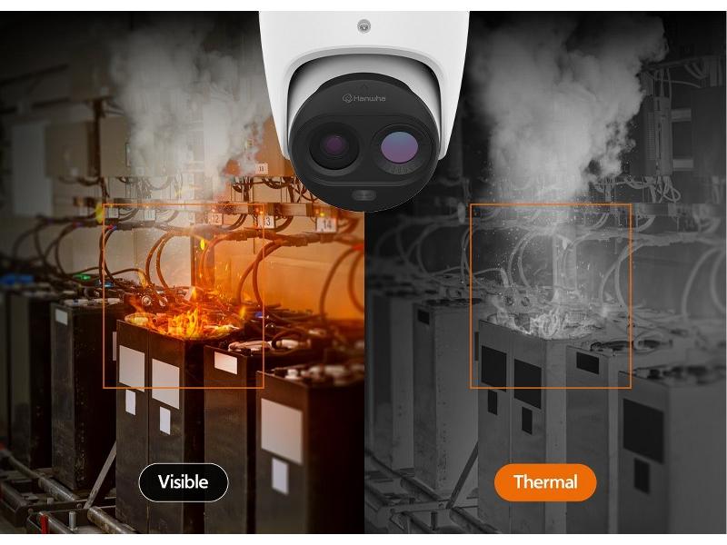 HANWHA VISION: telecamere di rilevamento precoce degli incendi
