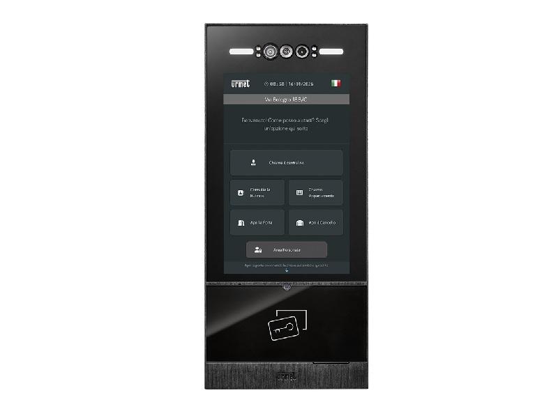 URMET: pulsantiera IP touchscreen e riconoscimento facciale