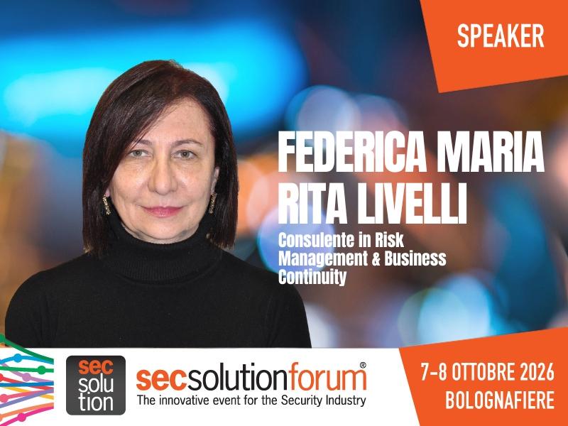 La Cyber Resilienza secondo Federica Maria Rita Livelli: Il Keynote di secsolutionforum 2026