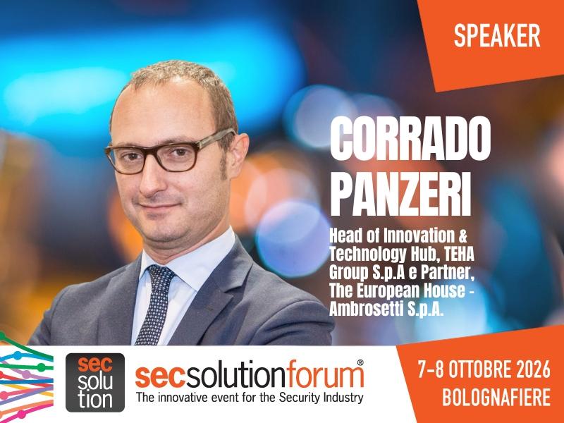 Corrado Panzeri (The European House – Ambrosetti) a secsolutionforum 2026
