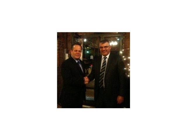 Il Ministro macedone Jerry Naumoff si reca a far visita alla sede di GSG International