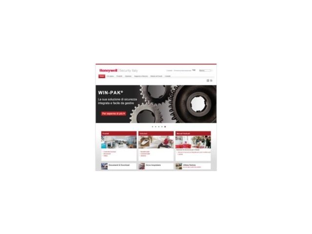 Il sito di  Honeywell Security si rinnova