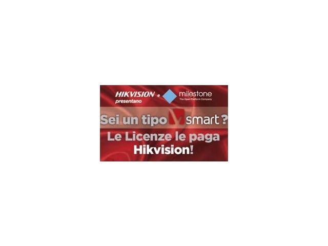 “Sei un tipo smart? Le licenze le paga Hikvision”