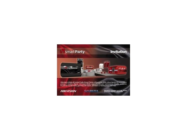 Lo “Smart Party” di Hikvision a Sicurezza 2014