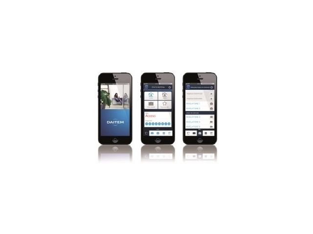 APP Daitem per la gestione del sistema d’allarme senza fili