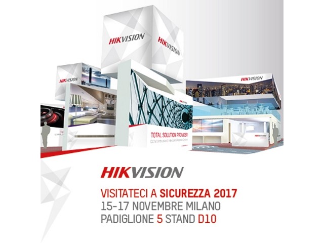 Hikvision: 1000 mq di convergenza alla fiera Sicurezza