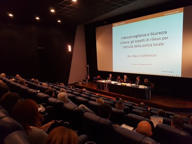 Alto l’interesse per il convegno “Videosorveglianza nelle città, dopo la legge 48/2017” 