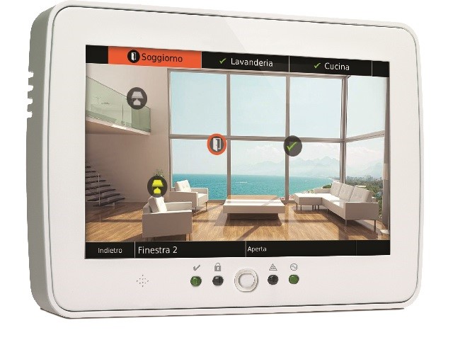 Tastiera touchscreen a colori 7” alta risoluzione Bentel Security