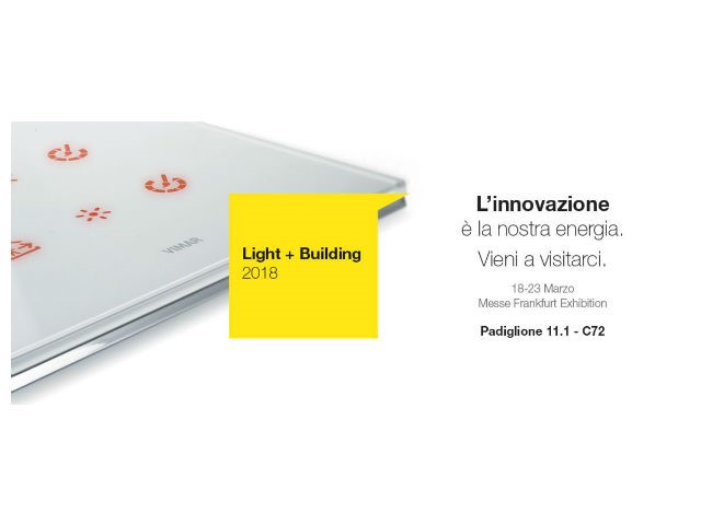 Vimar tra i protagonisti di Light+Building 2018