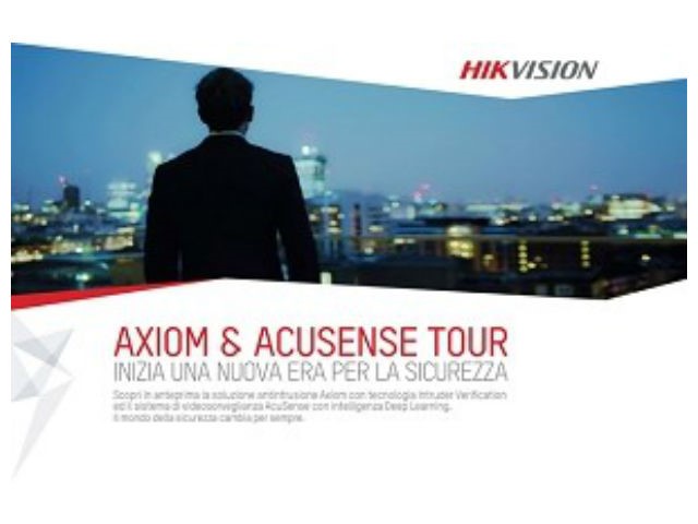 Hikvision Italy, parte il 20 febbraio l'Axiom & Acusense Tour