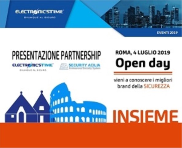 Electronic’s Time e Security Acilia, a Roma il 4 luglio insieme per un Open Day 