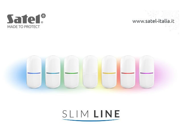 Satel: nuovi rilevatori di movimento SLIM Line
