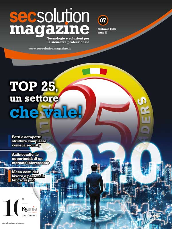 Secsolution Magazine n.7 Feb/20. TOP 25, un settore che vale!