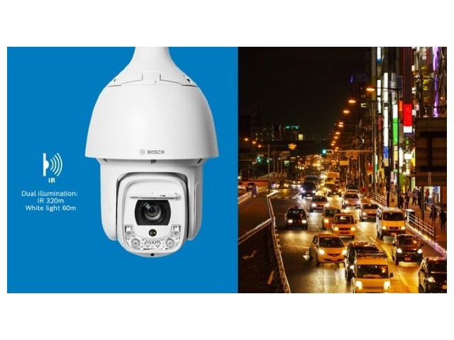 Bosch Security Systems, nuova telecamera AUTODOME IP starlight 5100i IR