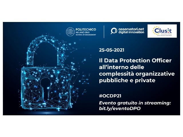 Workshop: “Il Data Protection Officer all’interno delle complessità organizzative pubbliche e private”.