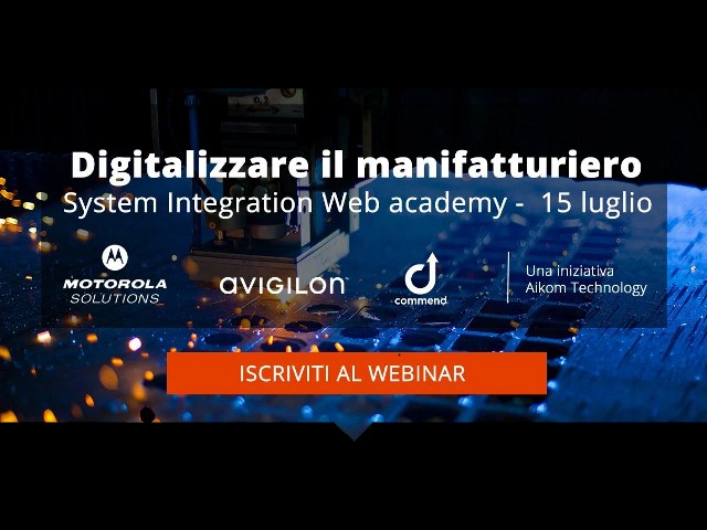 Aikom Technology, webinar su digitalizzazione del manifatturiero 
