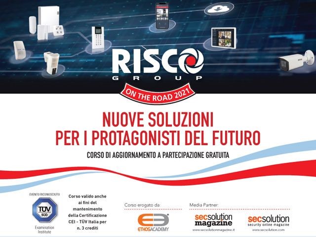 RISCO Group in Tour 2021: formazione gratuita per i protagonisti della sicurezza