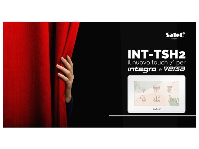 SATEL: INT-TSH2, la nuova generazione di tastiere touch 